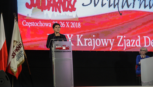 W trakcie powrotu z XXIX KZD Solidarności auto z Beatą Szydło uczestniczyło w kolizji