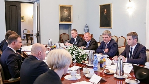 Prezydent Andrzej Duda spotkał się z członkami z Narodowej Rady Rozwoju