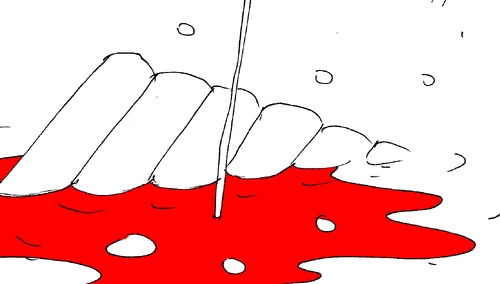 [Tylko u nas] Nowy rysunek Krysztopy: "Śmiertelny bój"