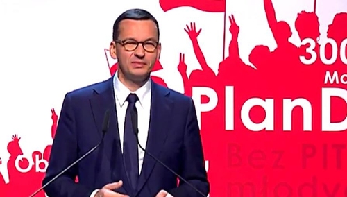 [video] Premier: Dług publiczny do PKB spada za PiS, a za PO rósł i musieli konsumować OFE i prywatyzować