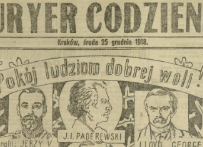 "Oto nam, oto Polakom rodzi się Bóg". Przegląd świąteczenej prasy z.... 1918 r.