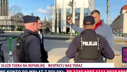Interwencja SKW i policji wobec Rachonia i ekipy TV Republika
