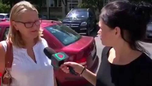 [video] Protestujący na ulicy: "Ruszycie tyłki z kanapów, jak wam zabiorą paszporty"