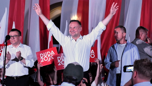 Prezydent na finiszu kampanii: To dla mnie wielki przywilej, że ludzie "Solidarności" stoją koło mnie