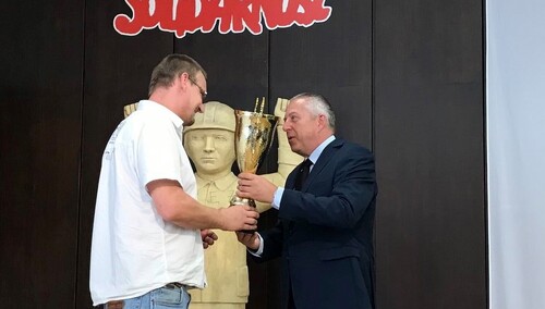 Paweł Grabowski zdobywcą pucharu Przewodniczącego NSZZ "Solidarność"