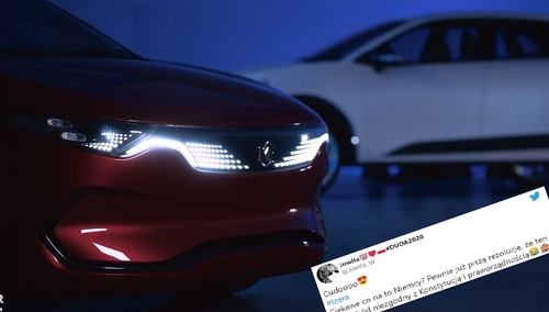 "Niemcy już piszą rezolucję że jest niezgodny z konstytucją" Internauci komentują premierę polskiego auta