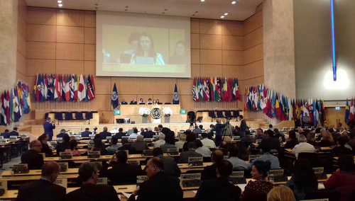 Sesja plenarna Międzynarodowej Organizacji Pracy