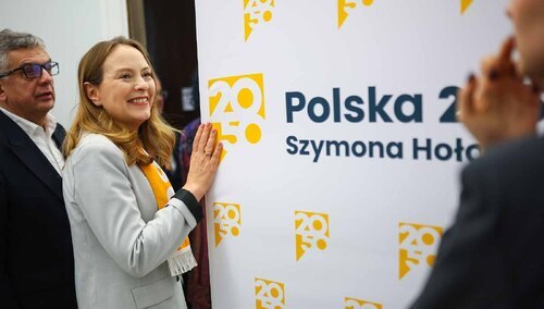 Przewodnicząca partii Polska 2050, minister funduszy i polityki regionalnej Katarzyna Pełczyńska-Nałęcz