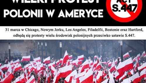 [Relacja na żywo] Protest Polonii amerykańskiej w Chicago