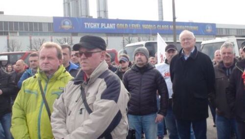 Pracownicy tyskiej fabryki Fiata znów protestowali