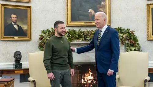 Wołodymyr Zełenski, Joe Biden
