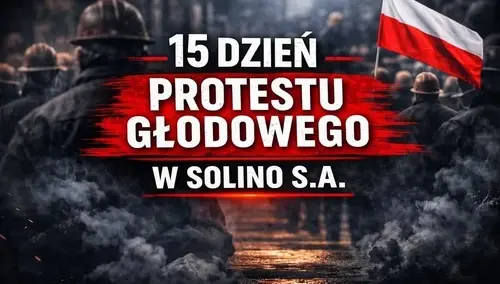 Biorący udział w proteście głodowym przewodniczący "S" w Solino trafił do szpitala