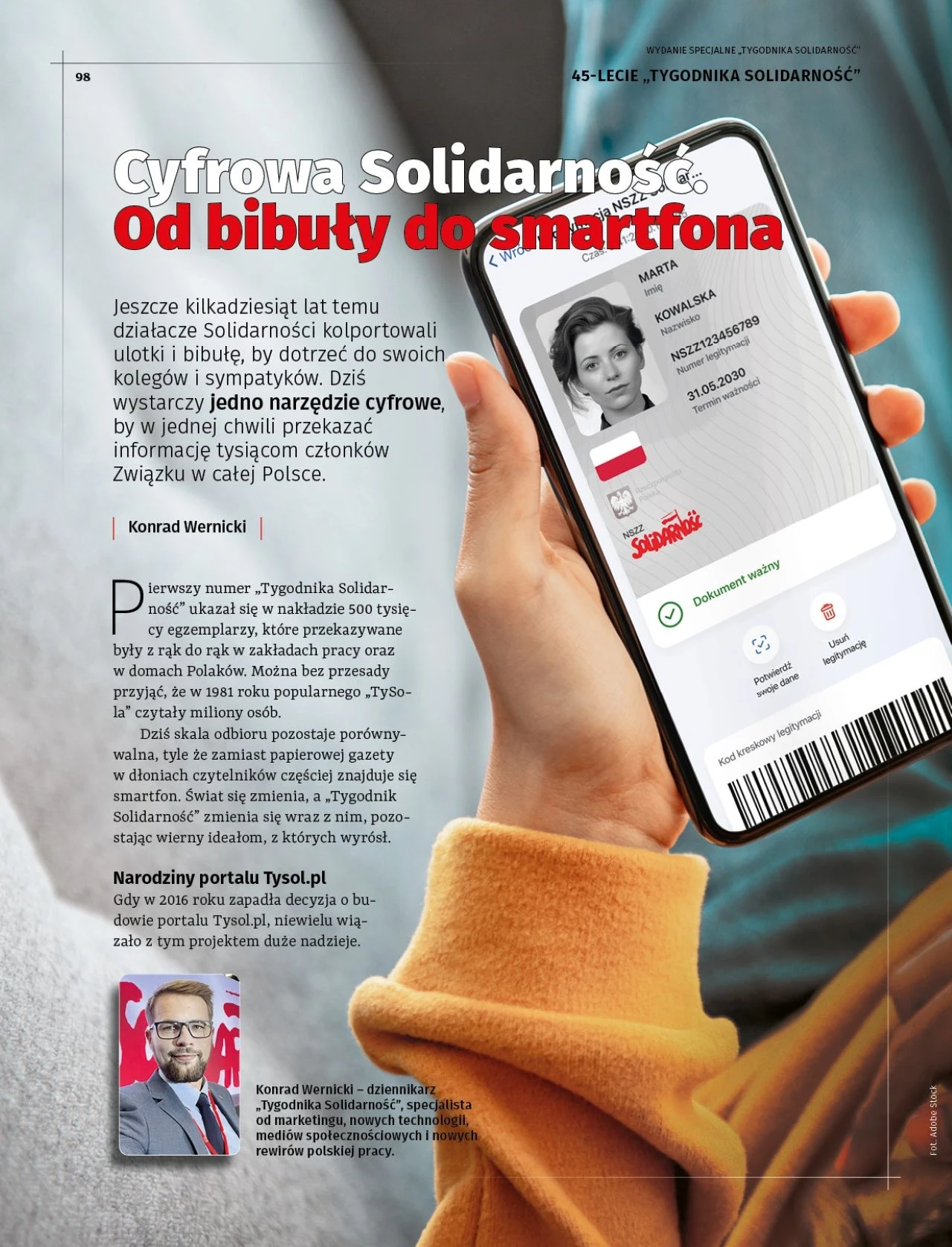 45 lat "TS" - od bibuły do cyfrowego świata "Solidarności"