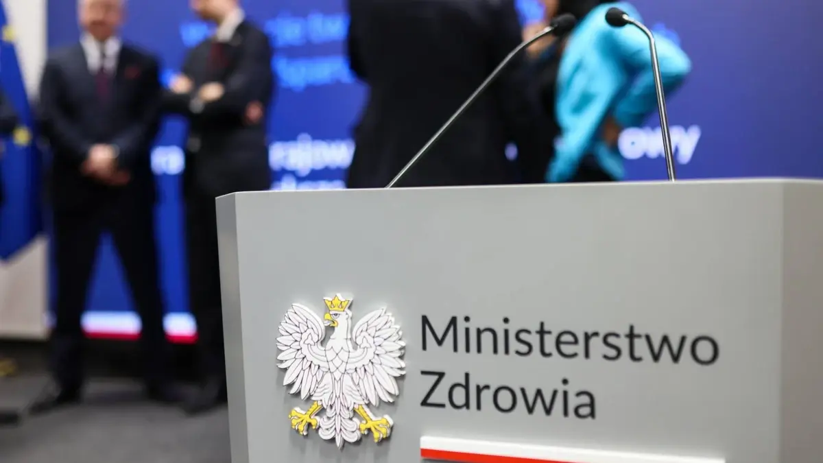 Napis Ministerstwo Zdrowia