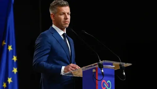 Lider węgierskiej partii TISZA Peter Magyar