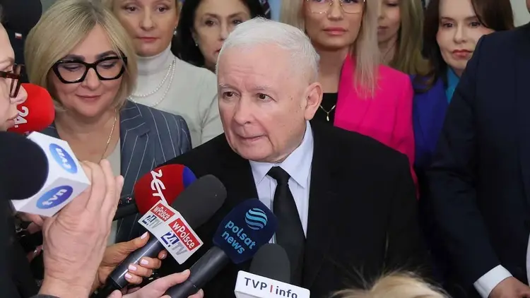 Prezes PiS Jarosław Kaczyński w Sejmie