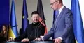 Wołodymir Zełenski, Friedrich Merz na konferencji prasowej