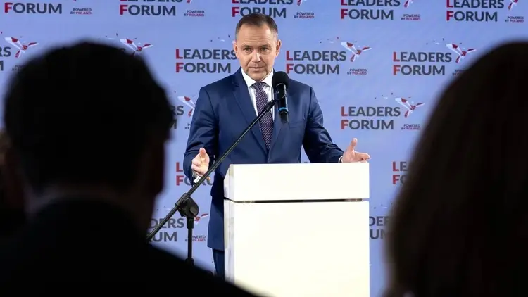 Karol Nawrocki przemawia na Forum Liderów