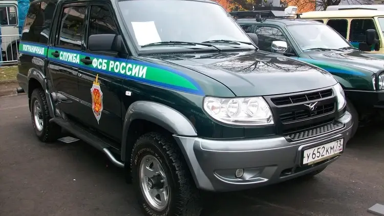 Pojazd Straży Granicznej Rosji