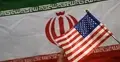 Flagi Iranu i USA