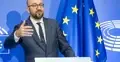 Premier Belgii Charles Michel podczas konferencji w PE