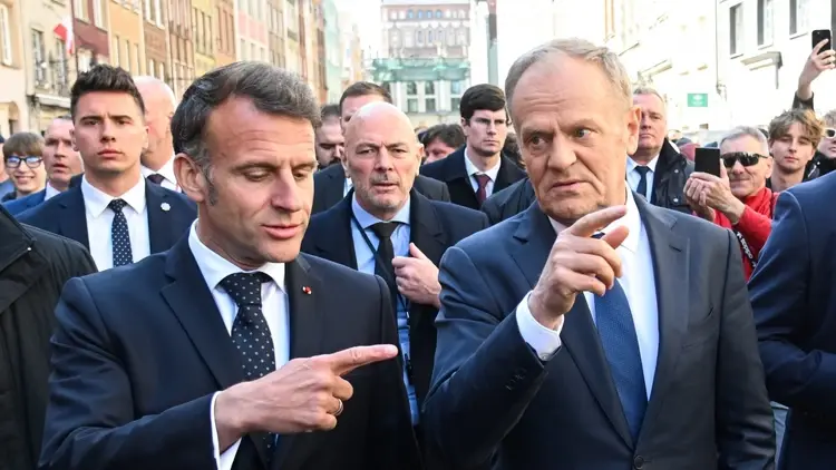 Emmanuel Macron, Donald Tusk w Gdańsku