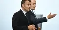 Prezydent Emmanuel Macron i premier Donald Tusk