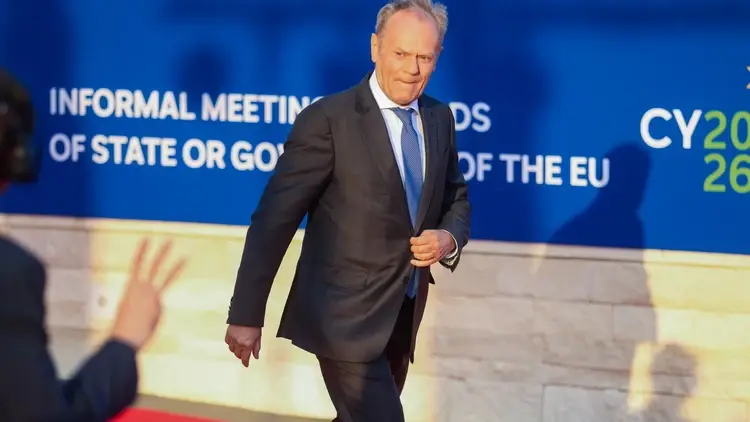 Donald Tusk na Cyprze