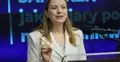 Katarzyna Pełczyńska-Nałęcz podczas briefingu prasowego w siedzibie MFiPR w Warszawie