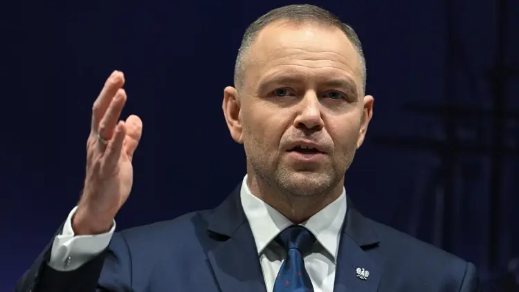 Karol Nawrocki przemawia