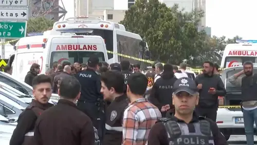 Miejsce strzelaniny w Stambule