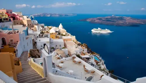 widok nadmorskiej miejscowości