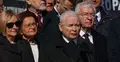 Obchody miesięcznicy katastrofy smoleńskiej. Prezes PiS Jarosław Kaczyński przemawia podczas uroczystości na Pl. Piłsudskiego w Warszawie
