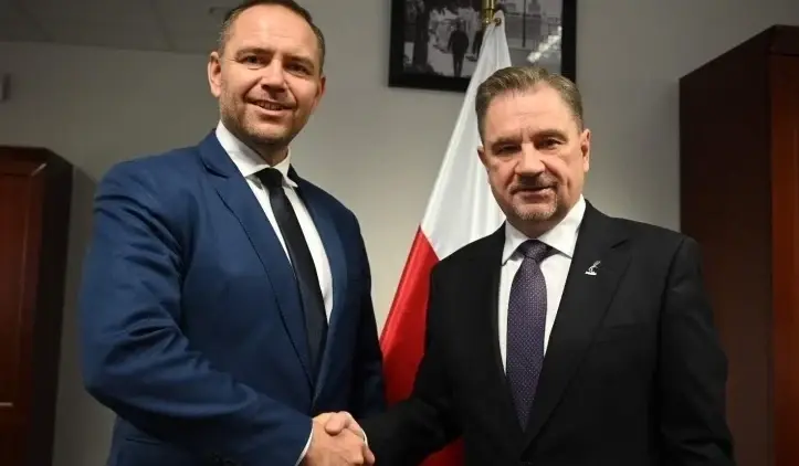 Przewodniczący Piotr Duda i prezydent Karol Nawrocki