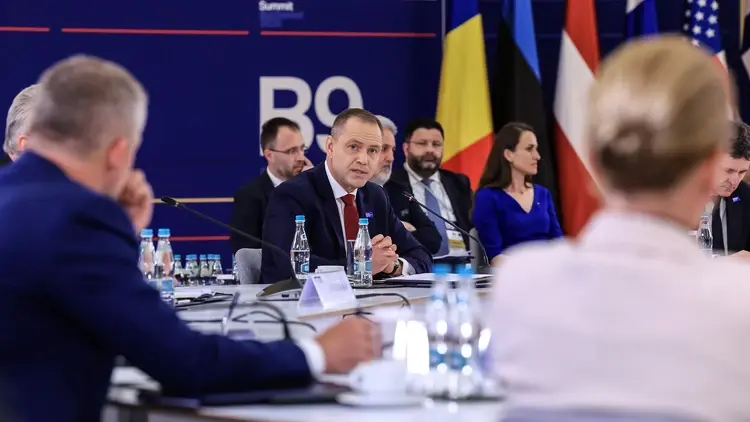 Prezydent Karol Nawrocki na szczycie B9