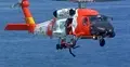  USCG Helicopter podczas akcji ratunkowej