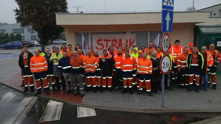 Strajk w Minova Ekochem w Siemianowicach Śląskich