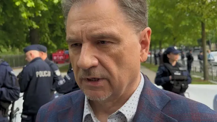 Przewodniczący Solidarności Piotr Duda w Miasteczku Gniewu
