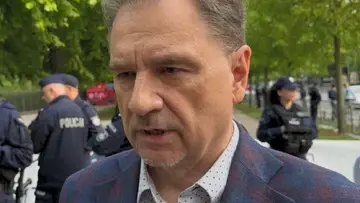 Przewodniczący Solidarności Piotr Duda w Miasteczku Gniewu