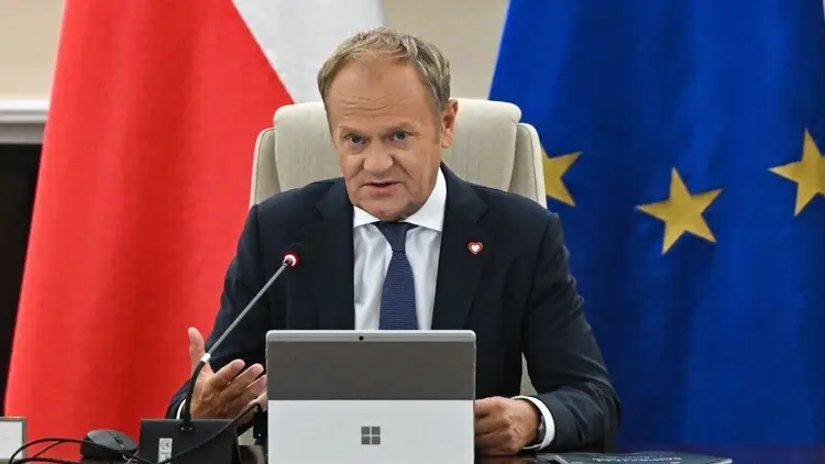 Premier Donald Tusk na posiedzeniu rządu