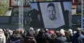 telebim dla uczestników pogrzebu Łukasza Litewki