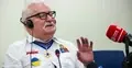 ech Wałęsa podczas konferencji prasowej w siedzibie Parlamentu Europejskiego w Strasburgu