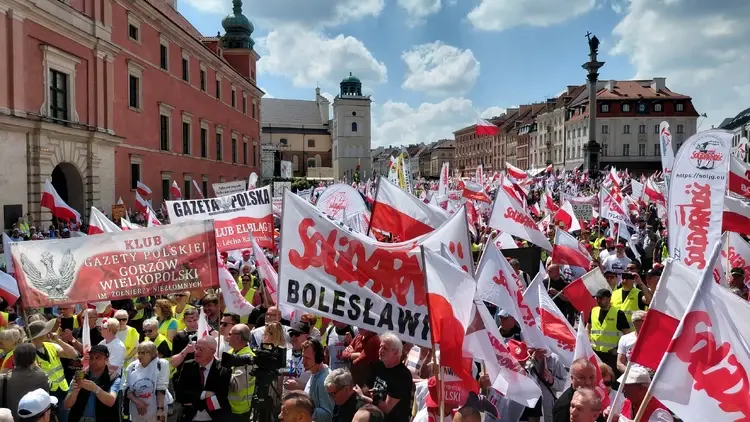 Wielki protest Solidarności dotarł przed Sejm RP