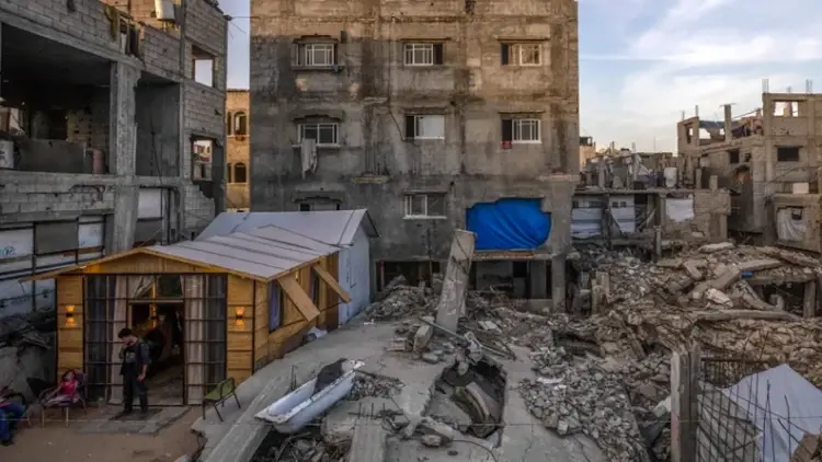 Gaza po nalotach izraelskich