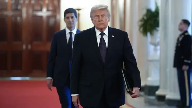 Donald Trump w białym domu