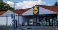 Parking przed supermarketem Lidl