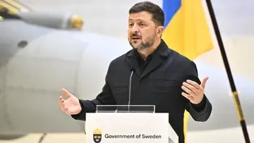 Prezydent Ukrainy Wołodymyr Zełenski