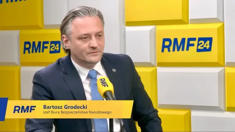 Szef Biura Bezpieczeństwa Narodowego Bartosz Grodecki