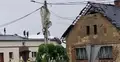 skutki nawałnicy w wieś Balcerzowice w Opolskiem