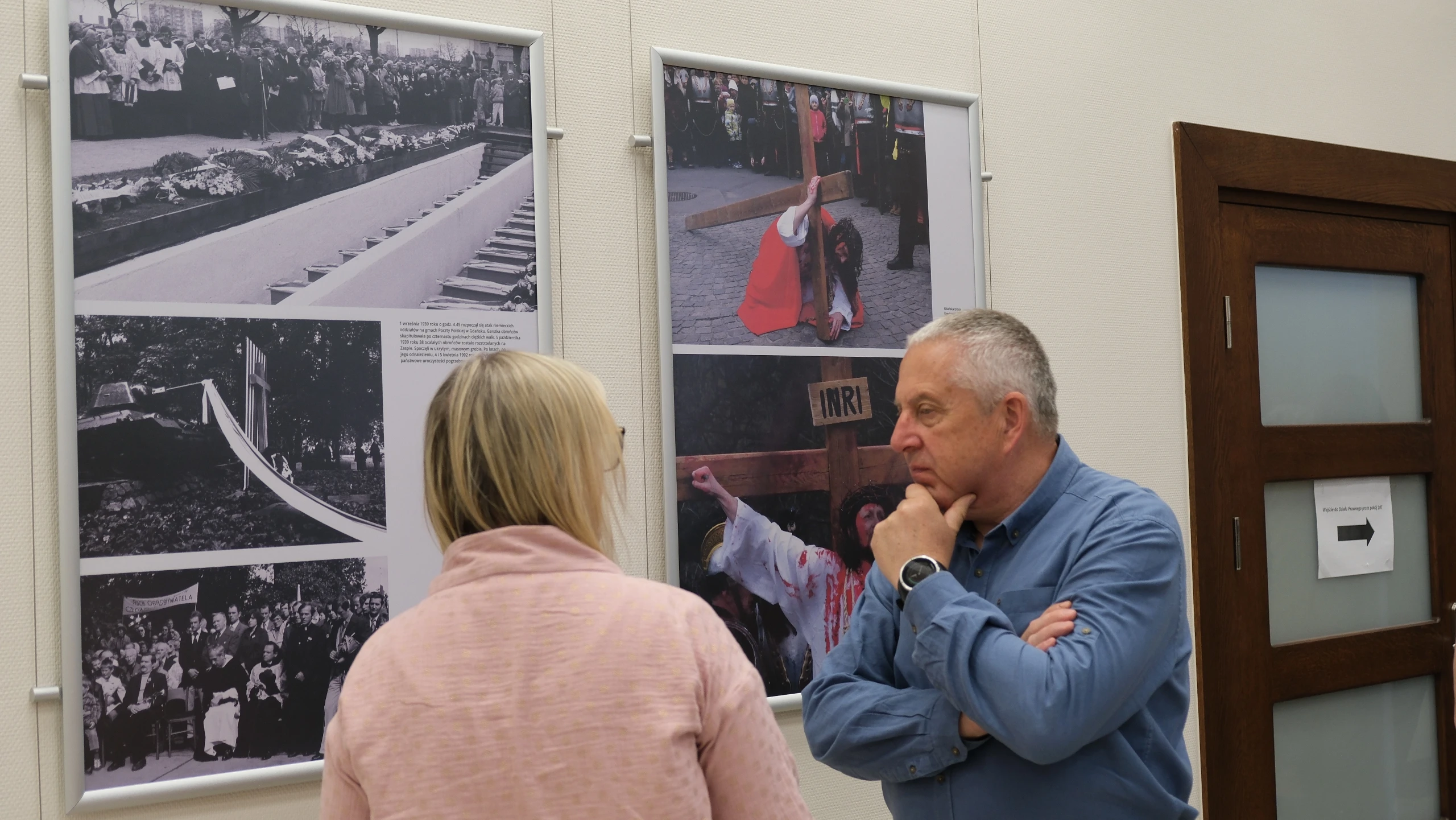Wystawa prac Wojciecha Milewskiego w gdańskim budynku Solidarności